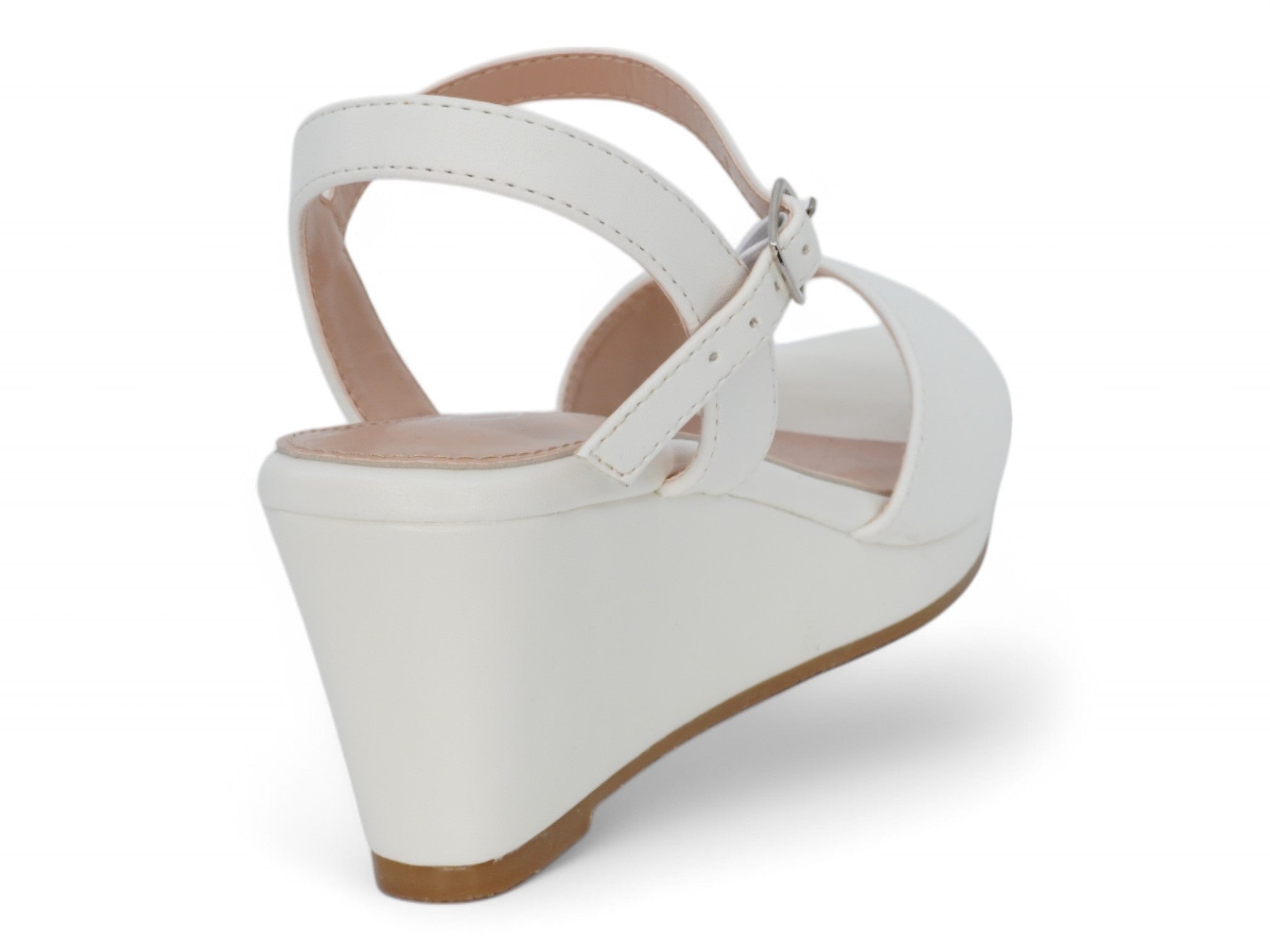 Women's White Leah Wedge