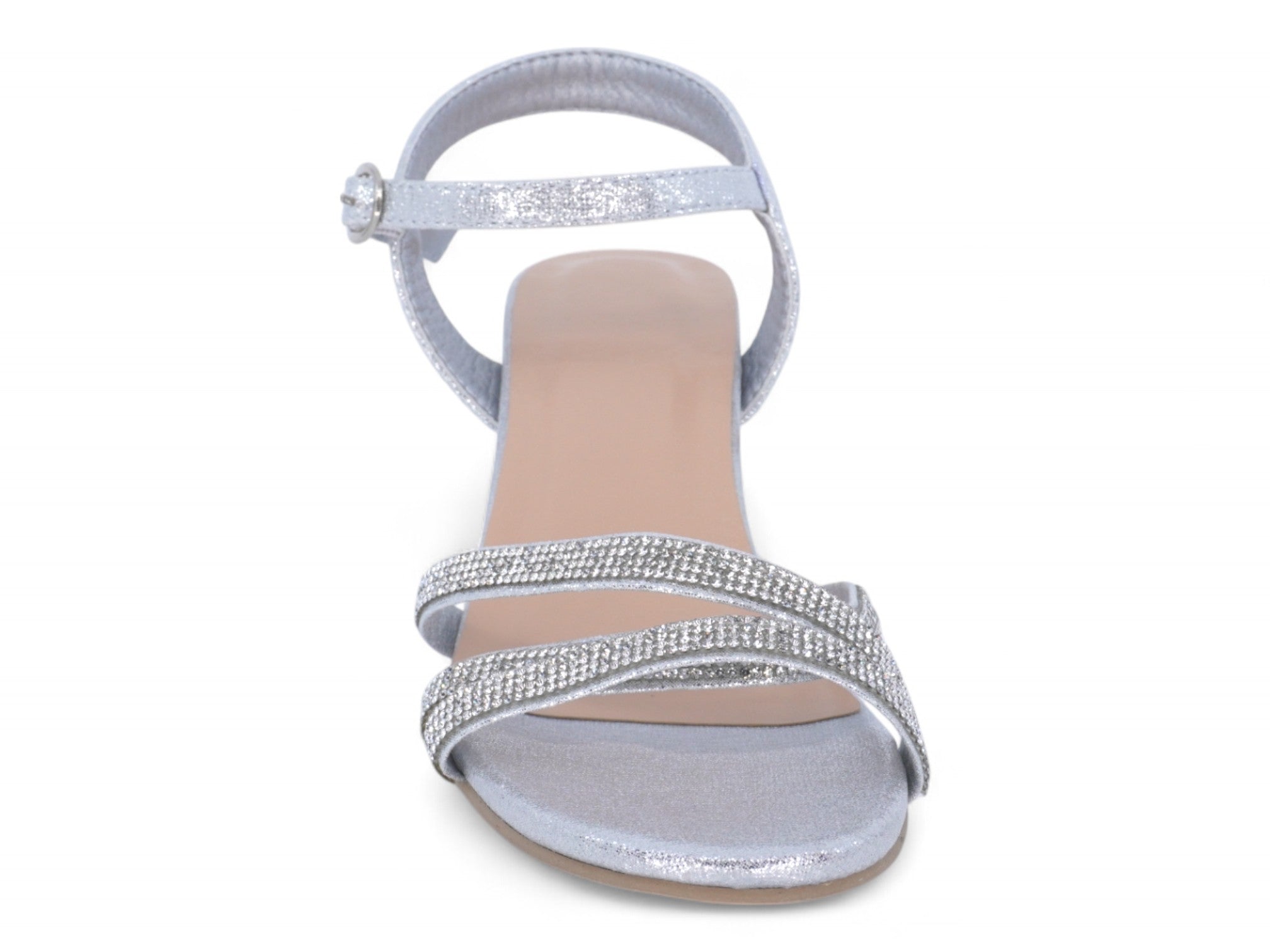 Women's Silver Jessica Heel