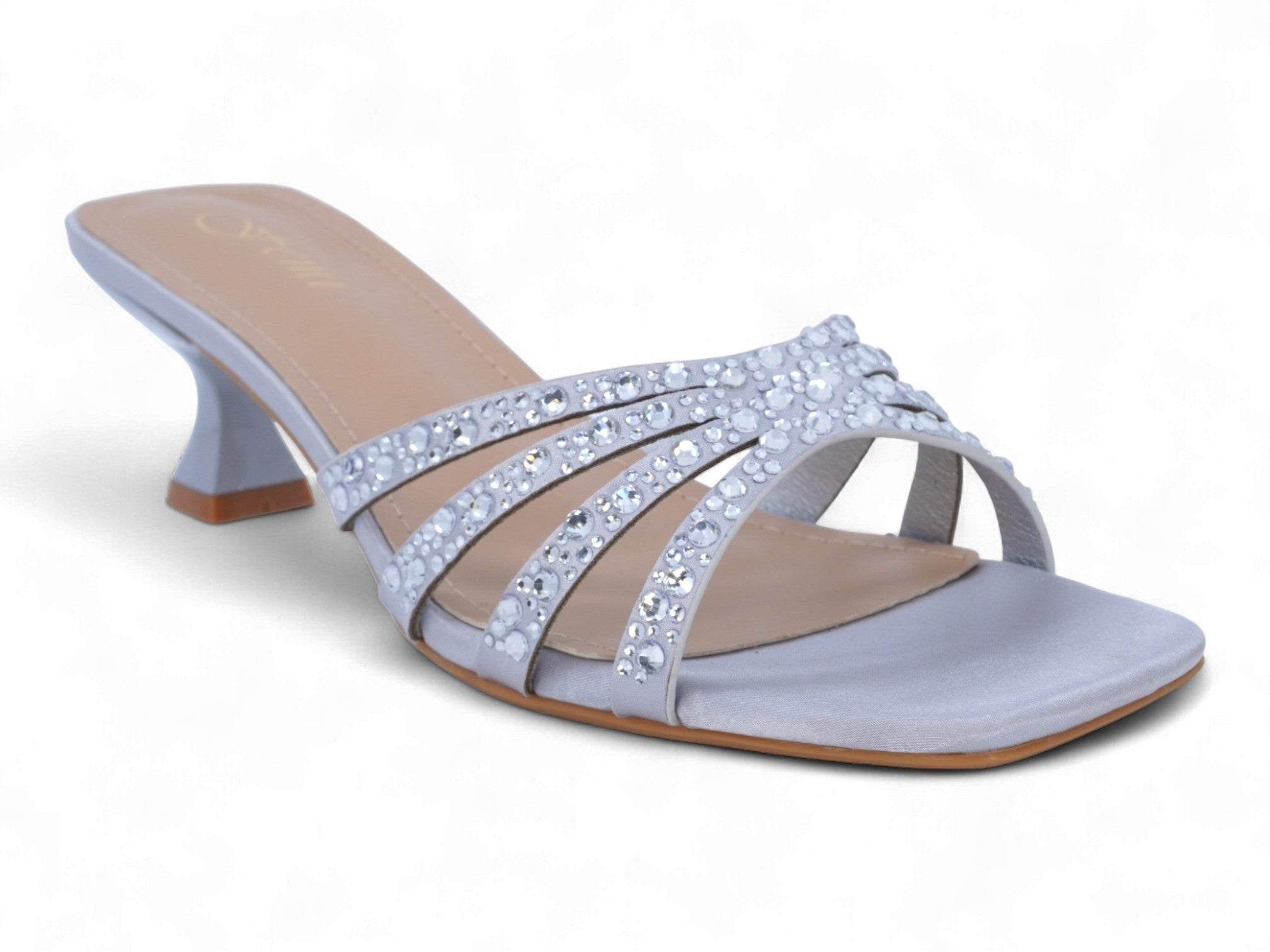 Women's Silver Marceline Kitten Heel