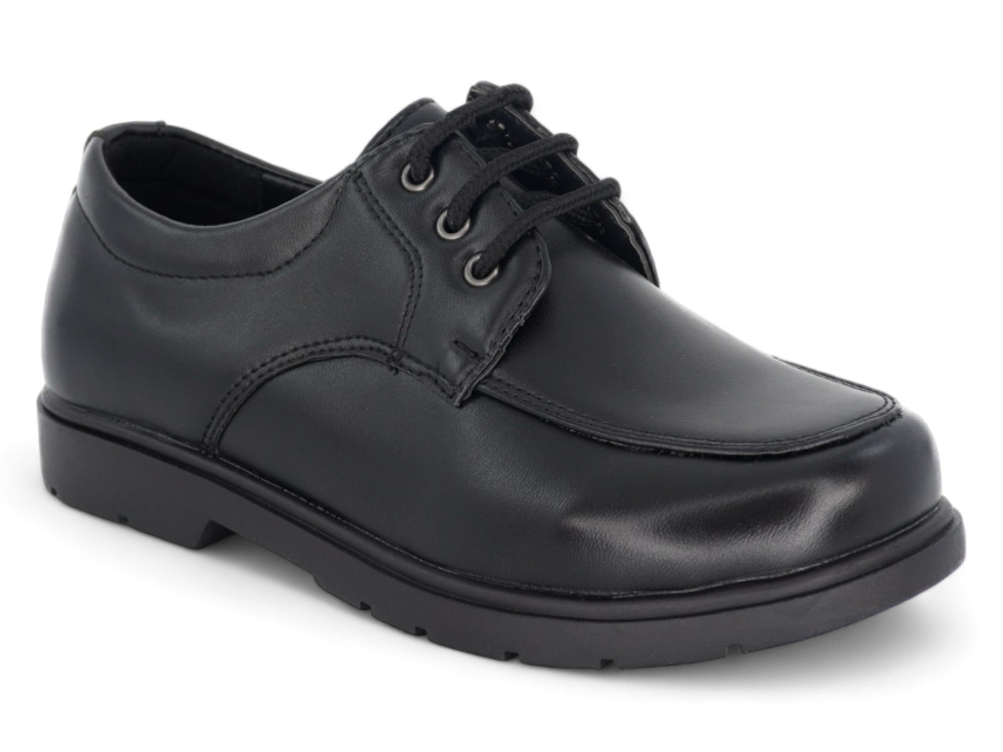 Boys' Black Henry Lace Up School Shoe