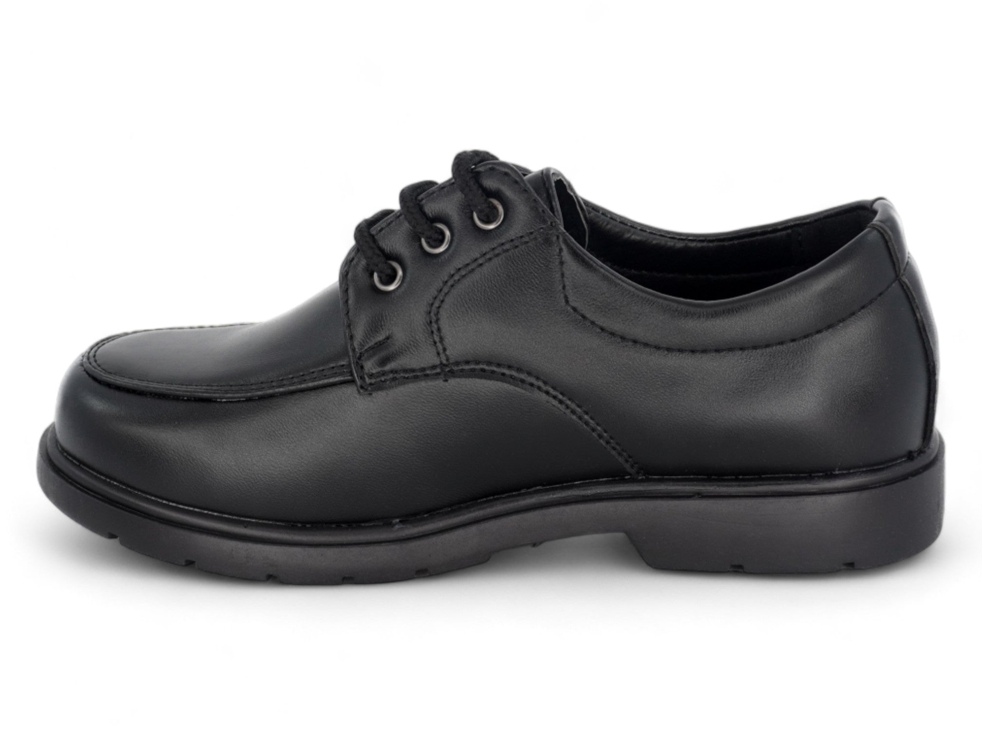 Boys' Black Henry Lace Up School Shoe