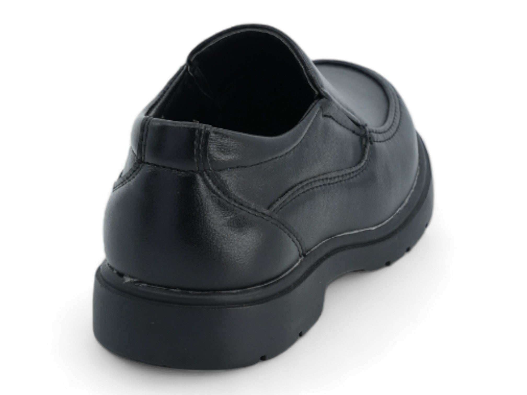 Boys' Black Peter Slip On School Shoe