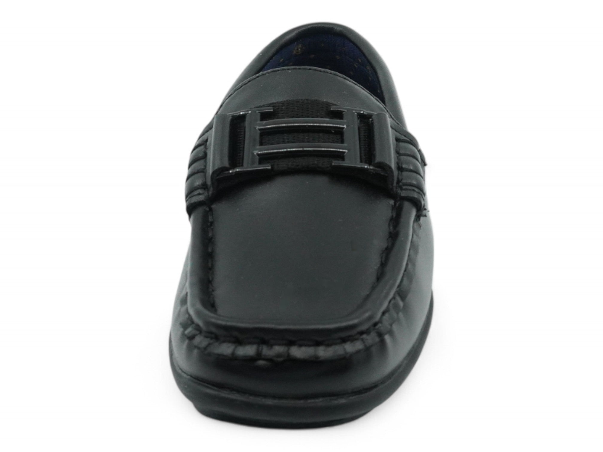 Boys' Black Frances Dress Moccasin