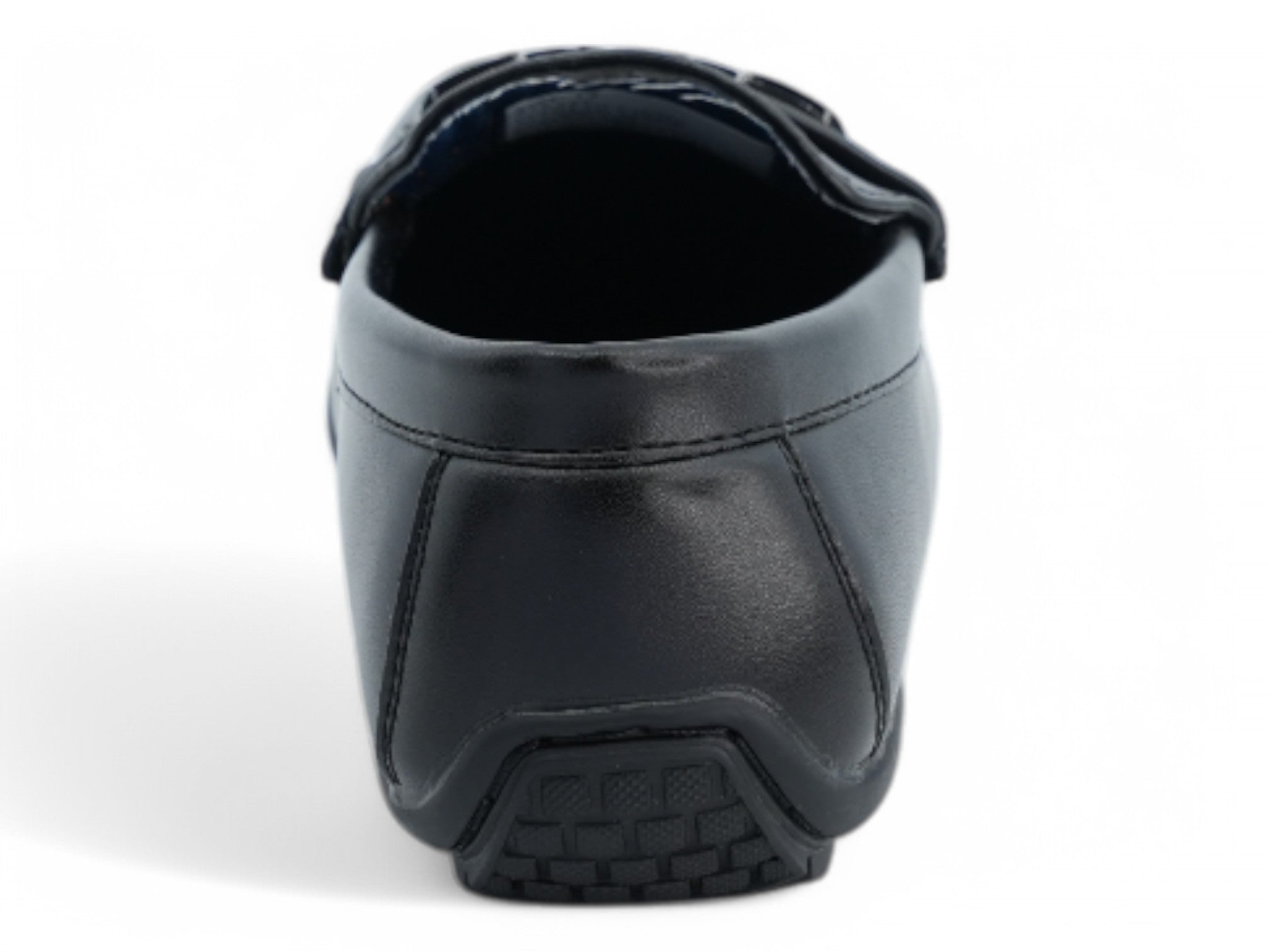 Boys' Black Orlan Moccasin Slip On