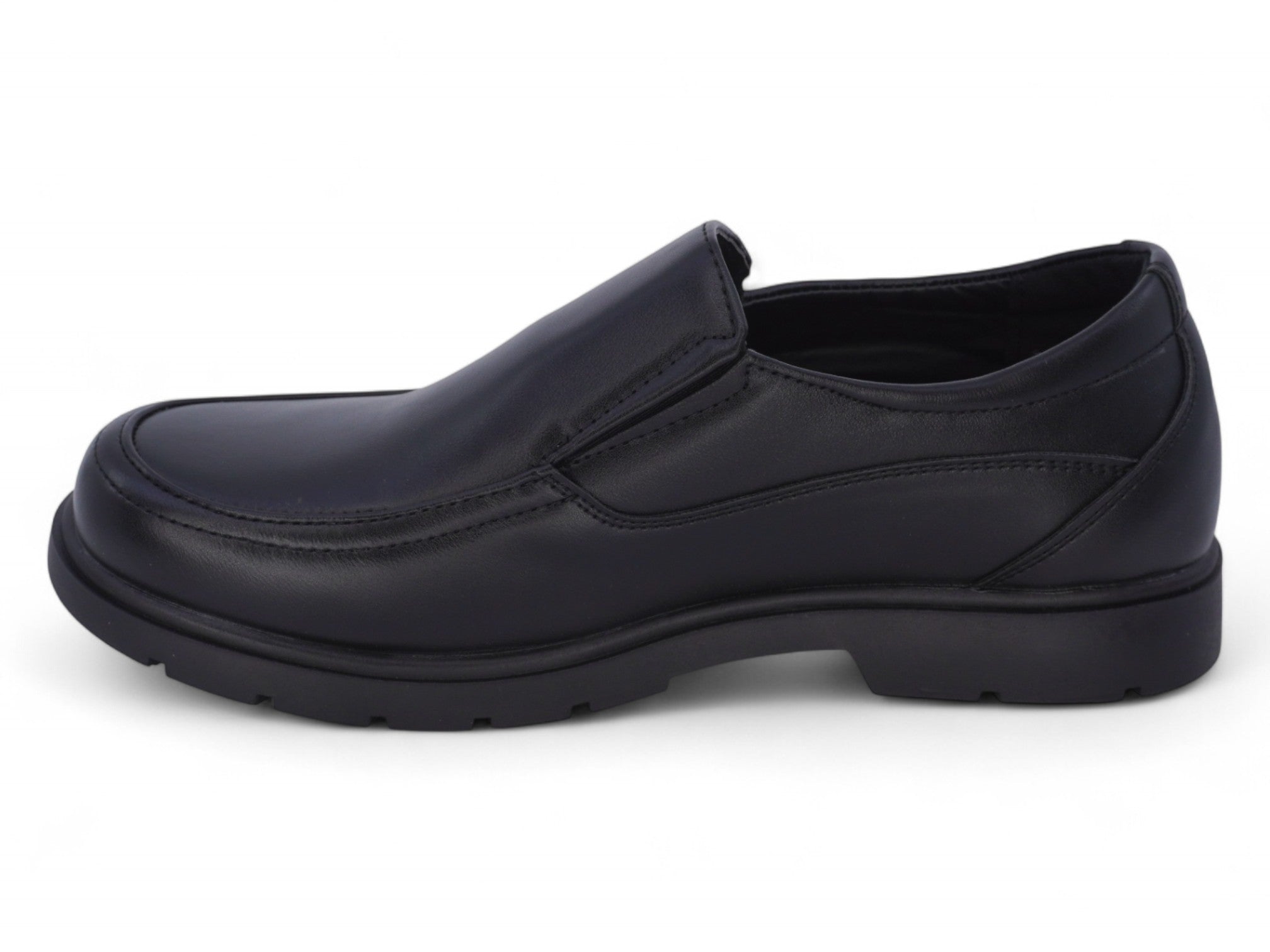 Black Peter Slip On School Shoe