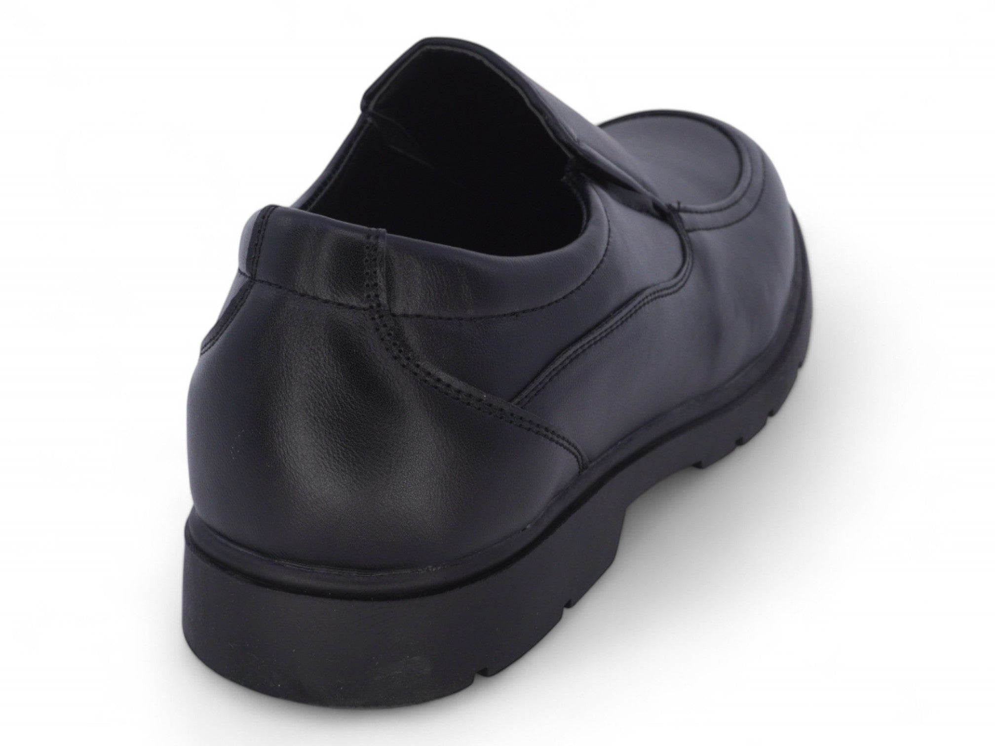 Black Peter Slip On School Shoe