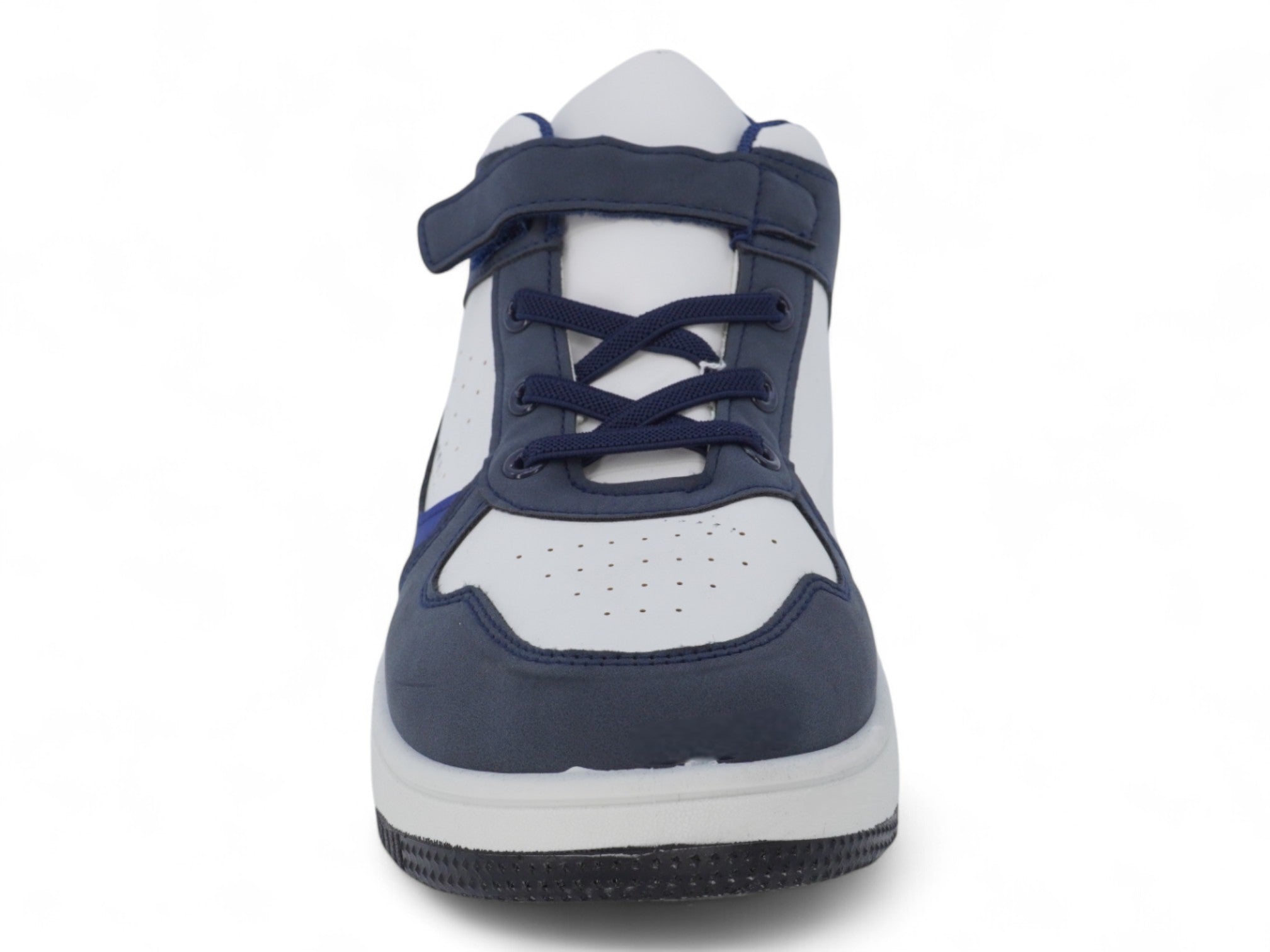 Toddler Two Tone Blue Mid Top Sneaker