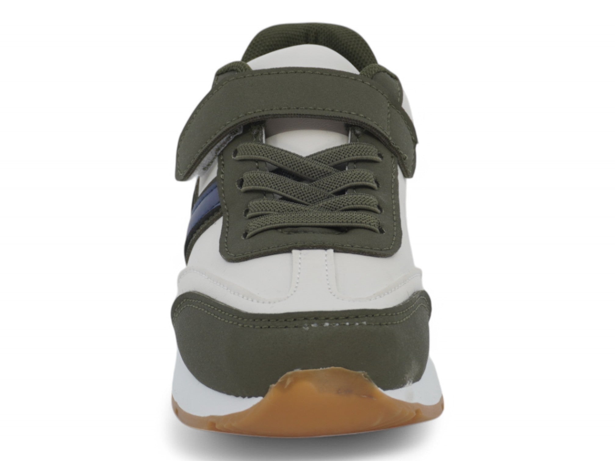 Toddler Blue & Green Faux Suede Sneaker
