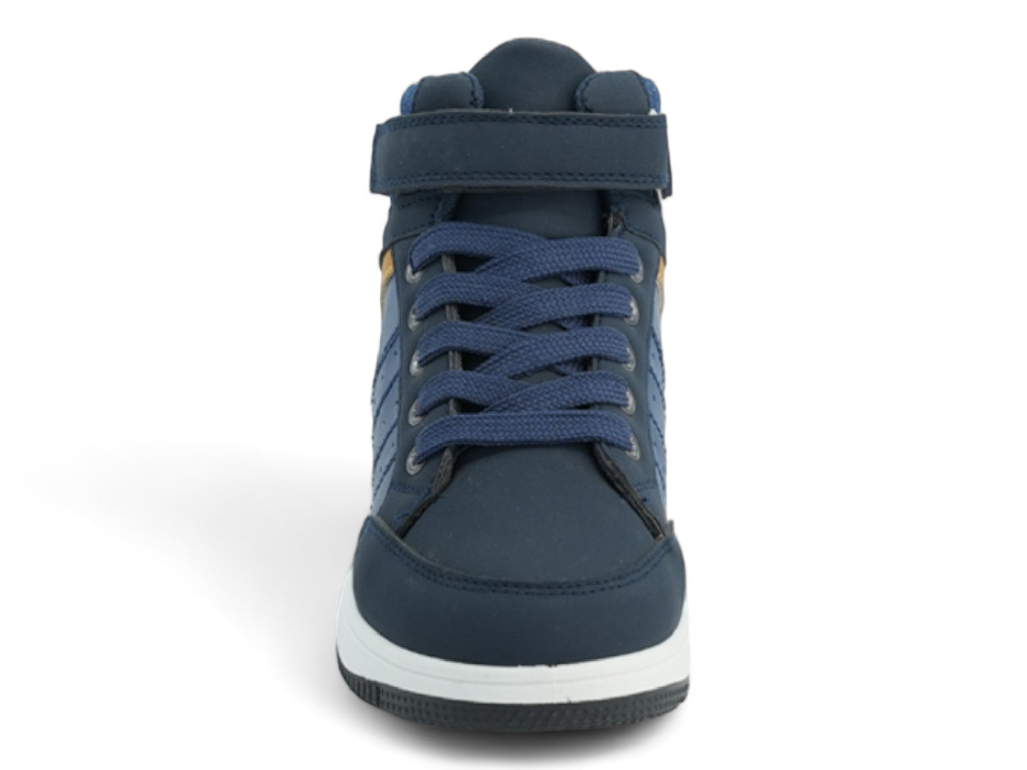 Boys' Navy & Tan High Top