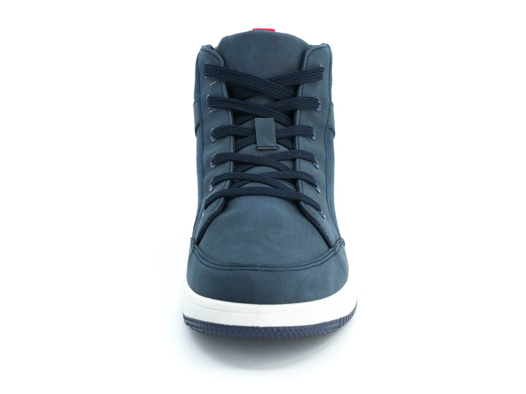 Boys' Navy & Tan High Top Sneaker