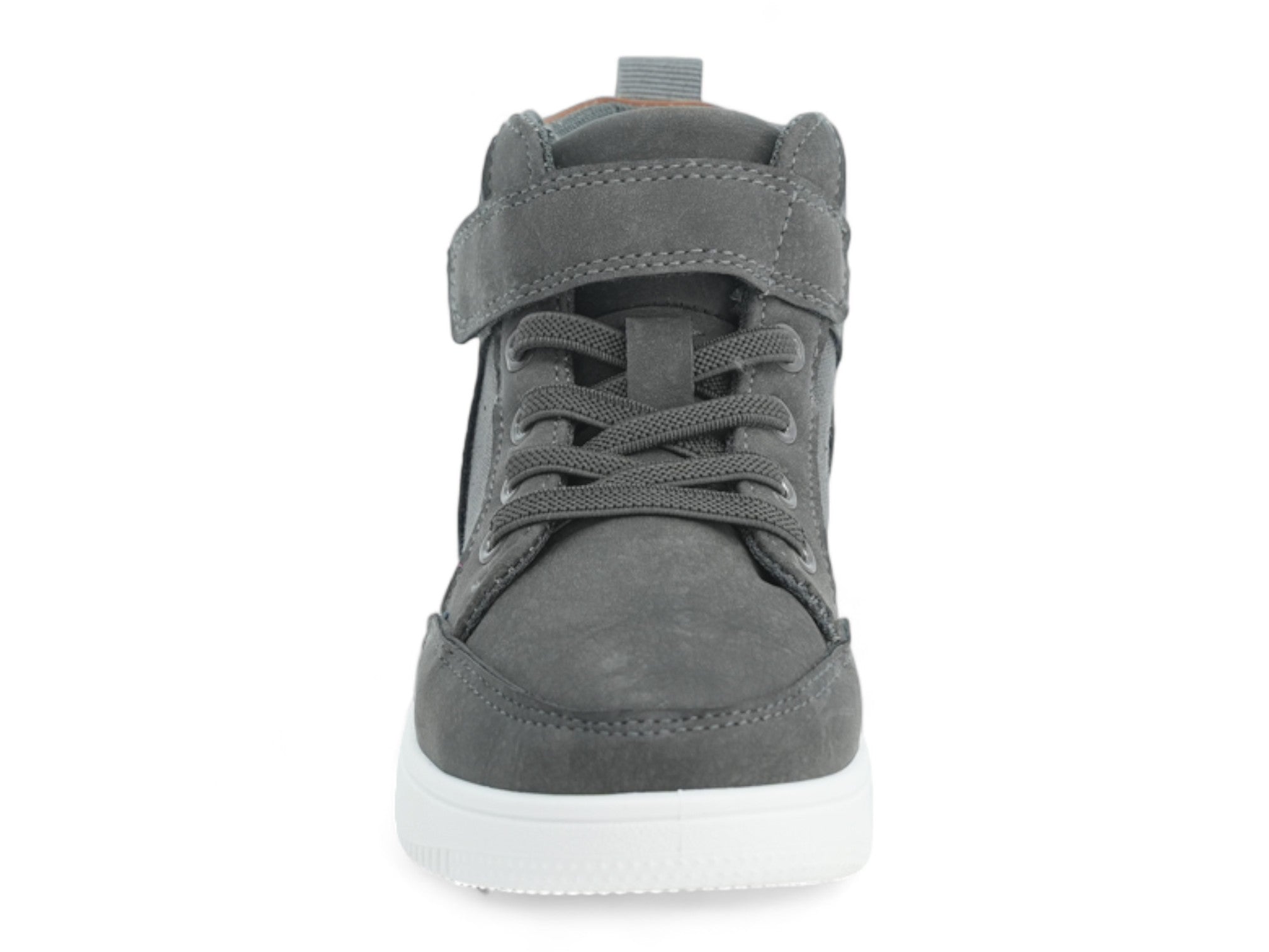 Boys' Gray & Tan High Top Sneaker