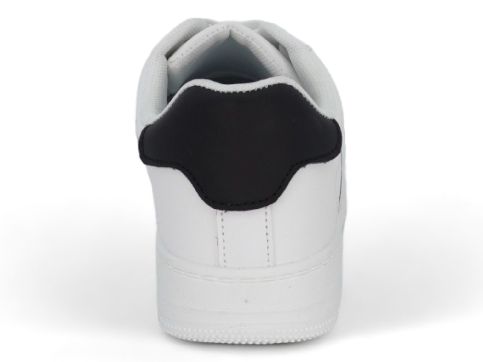 Boys' White Red Stripe Sneaker