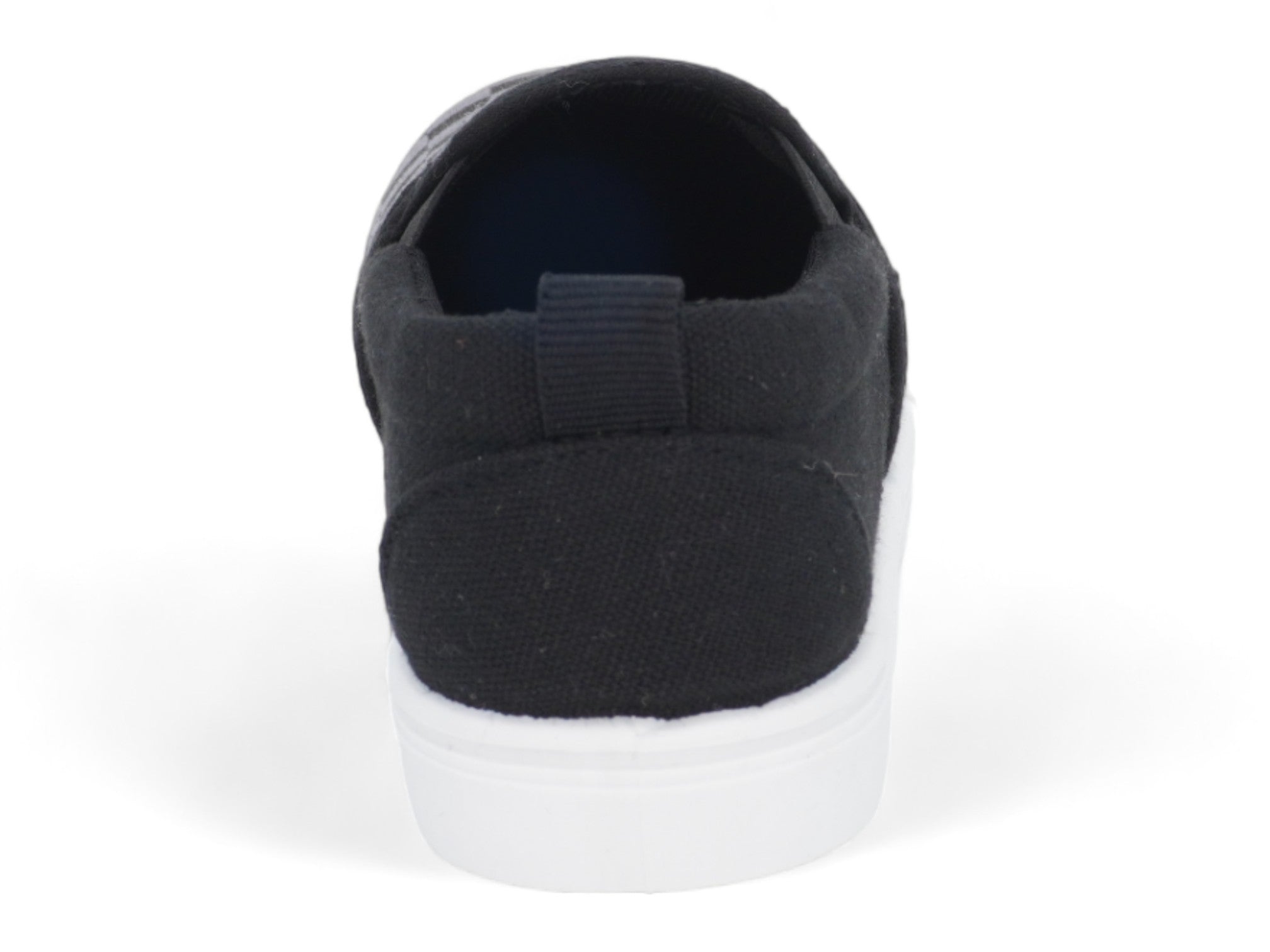 Boys' Black & Gray Checkered Slip On