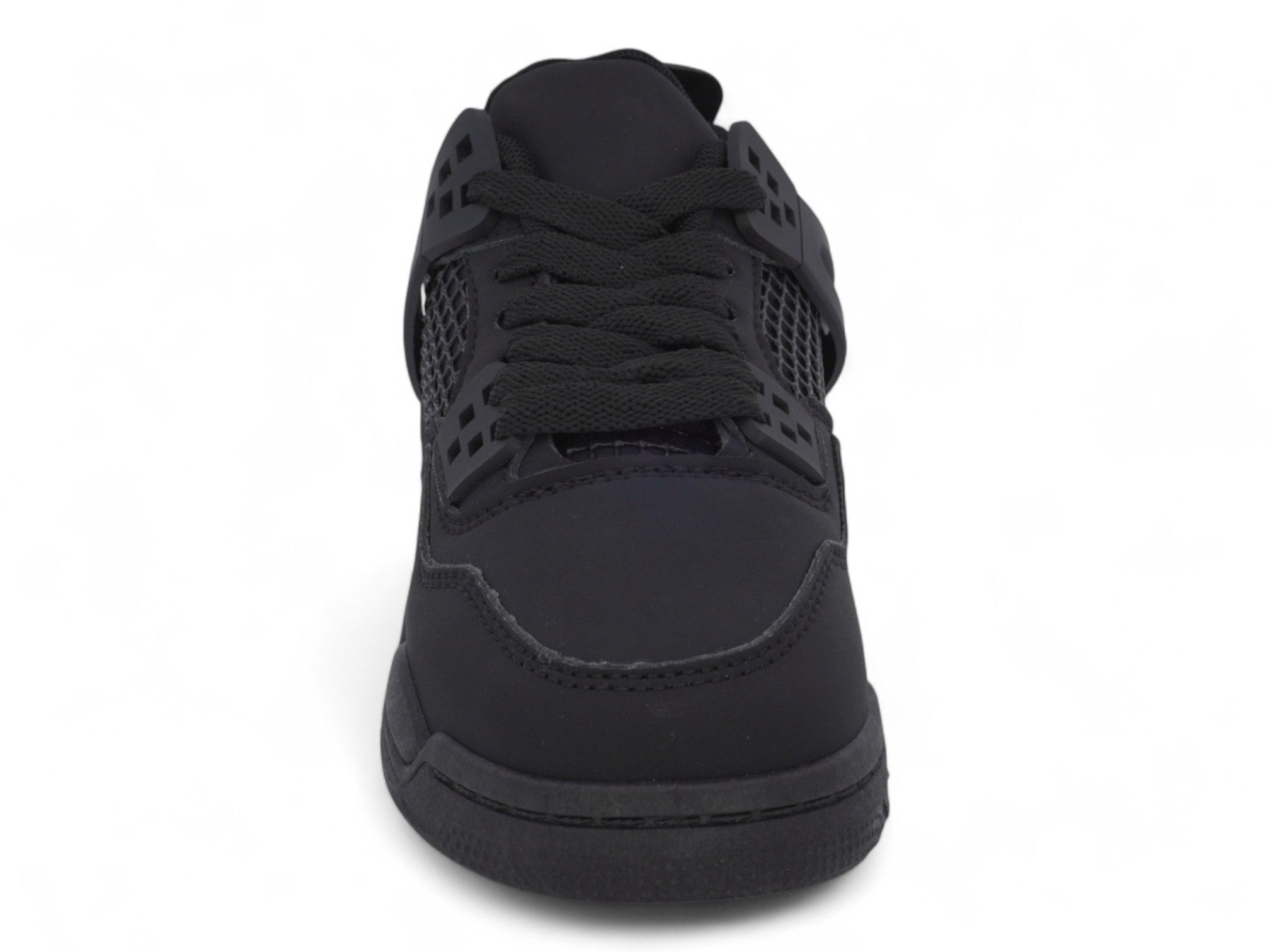 Boys' Triple Black Net Sneaker