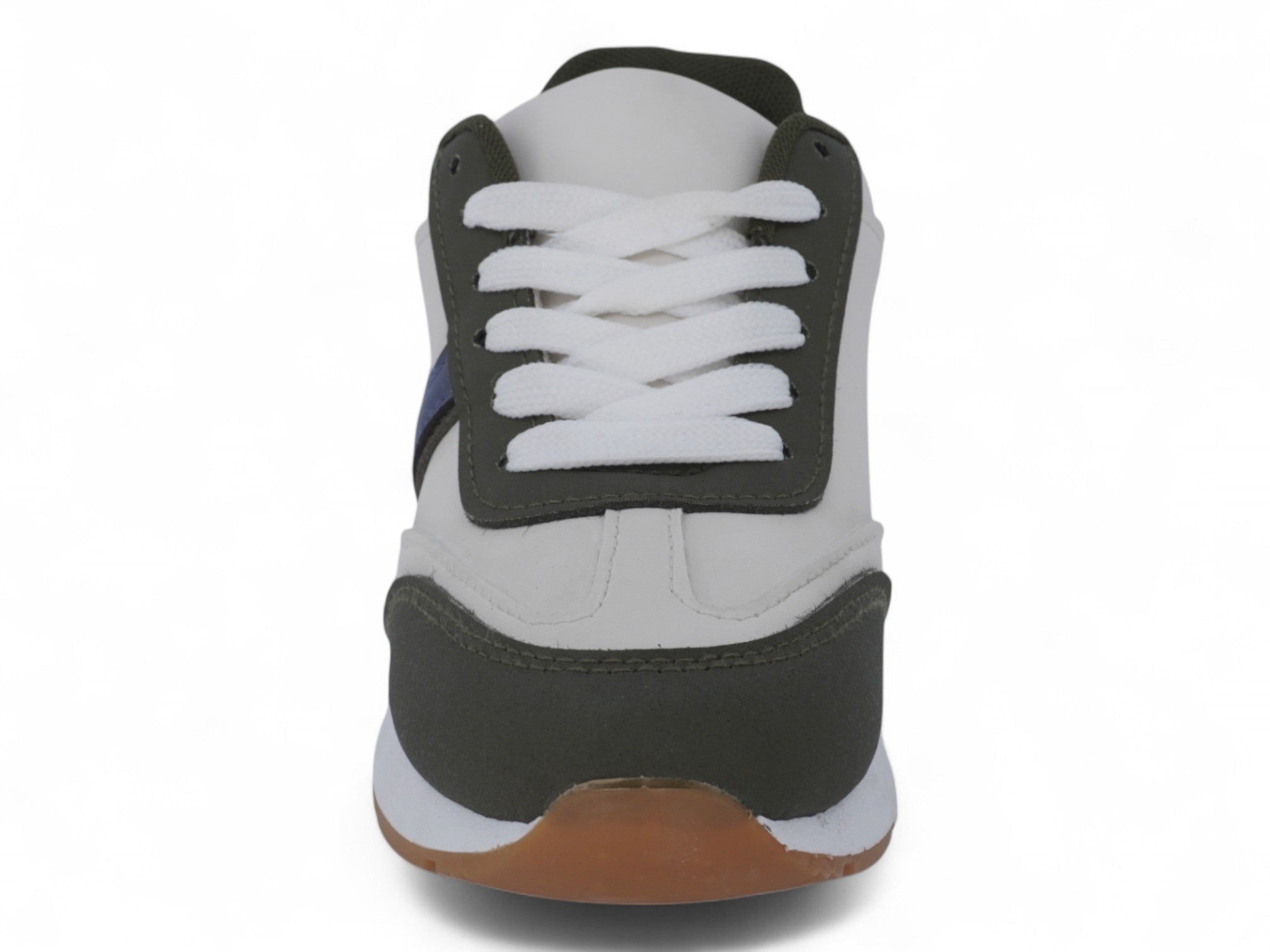 Boys' Blue & Green Faux Suede Sneaker