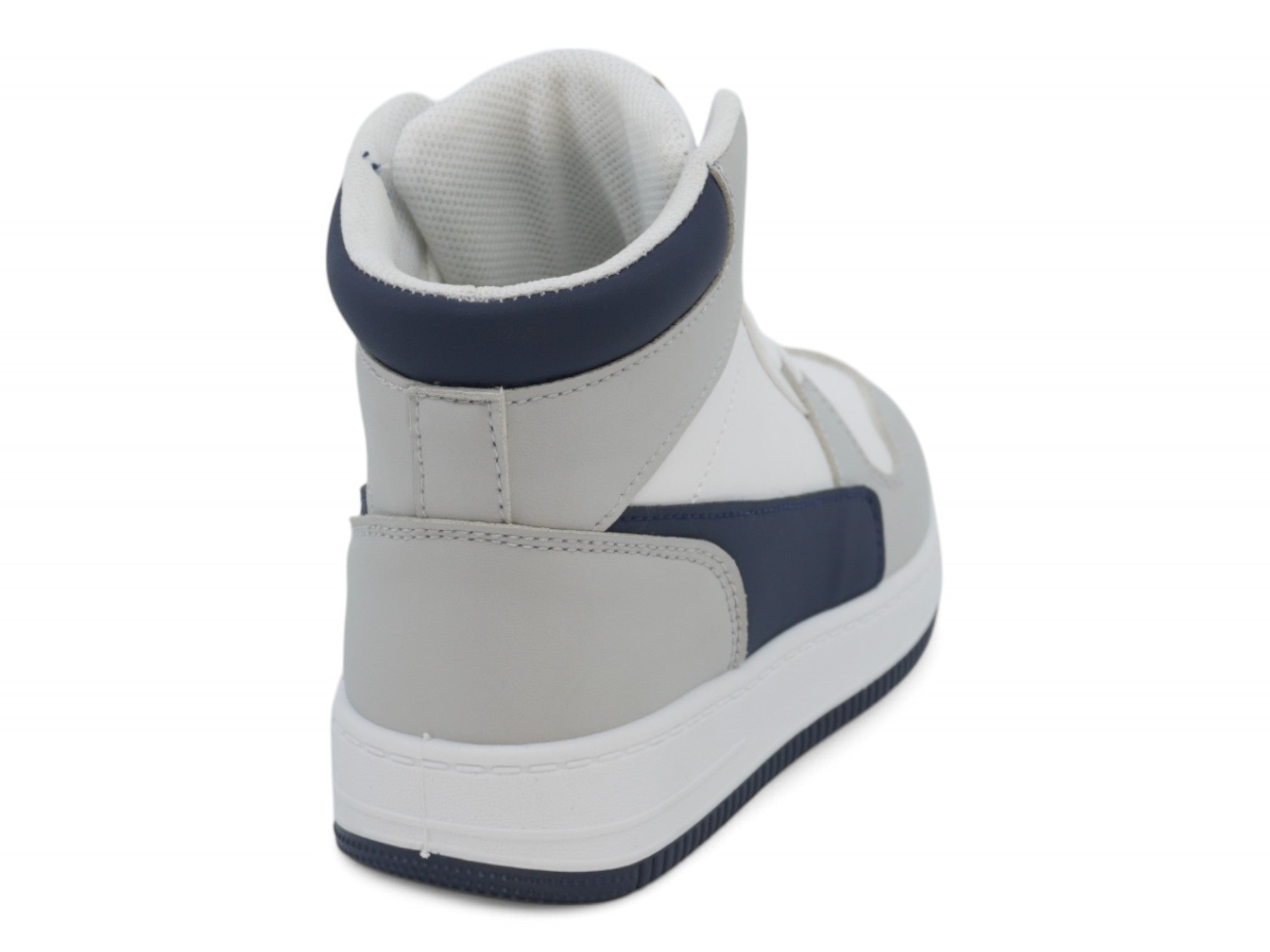 Boys' Navy & White High Top Sneaker