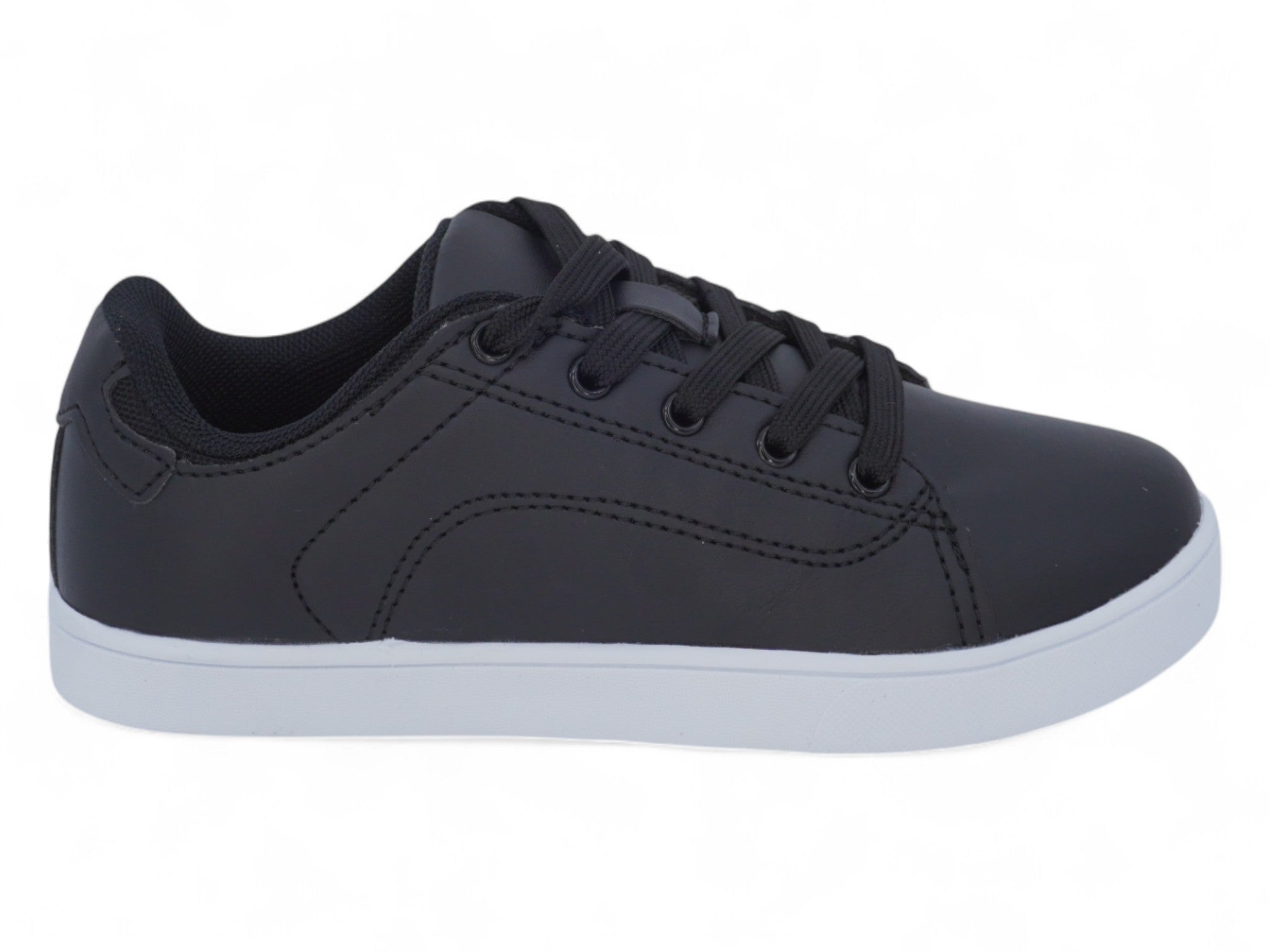 Boys' Black Lace Up Casual Shoe