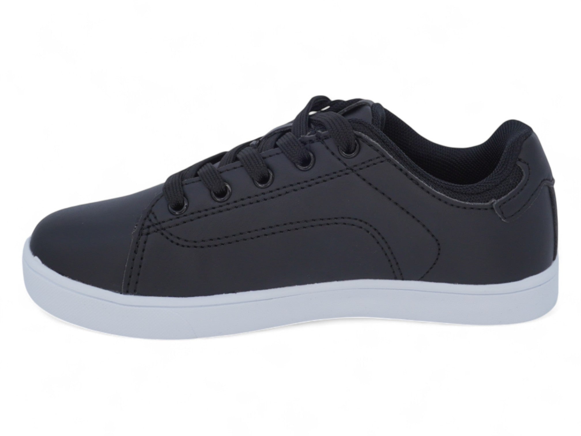 Boys' Black Lace Up Casual Shoe