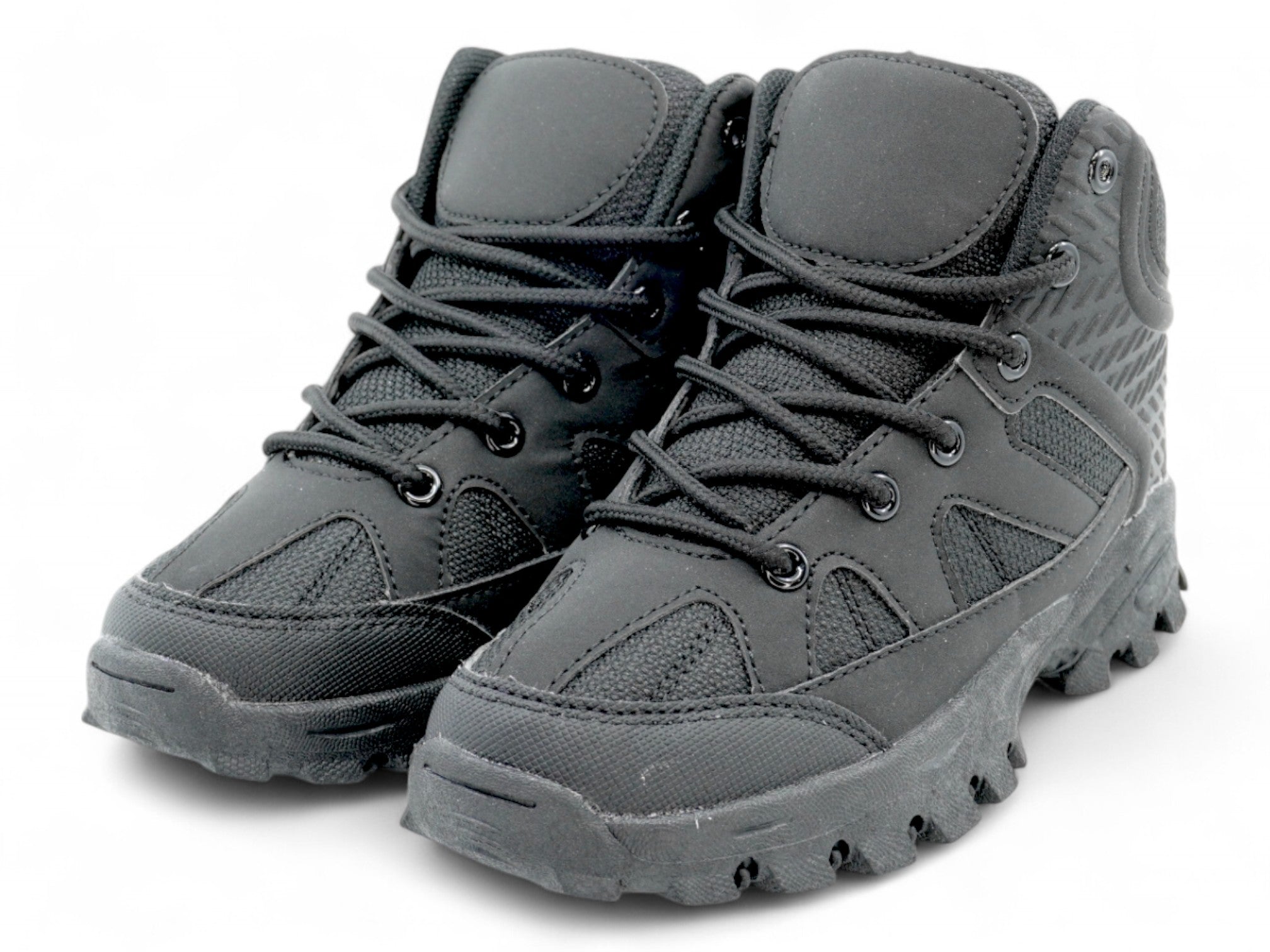 Boys' Black Lug Hiker Boot