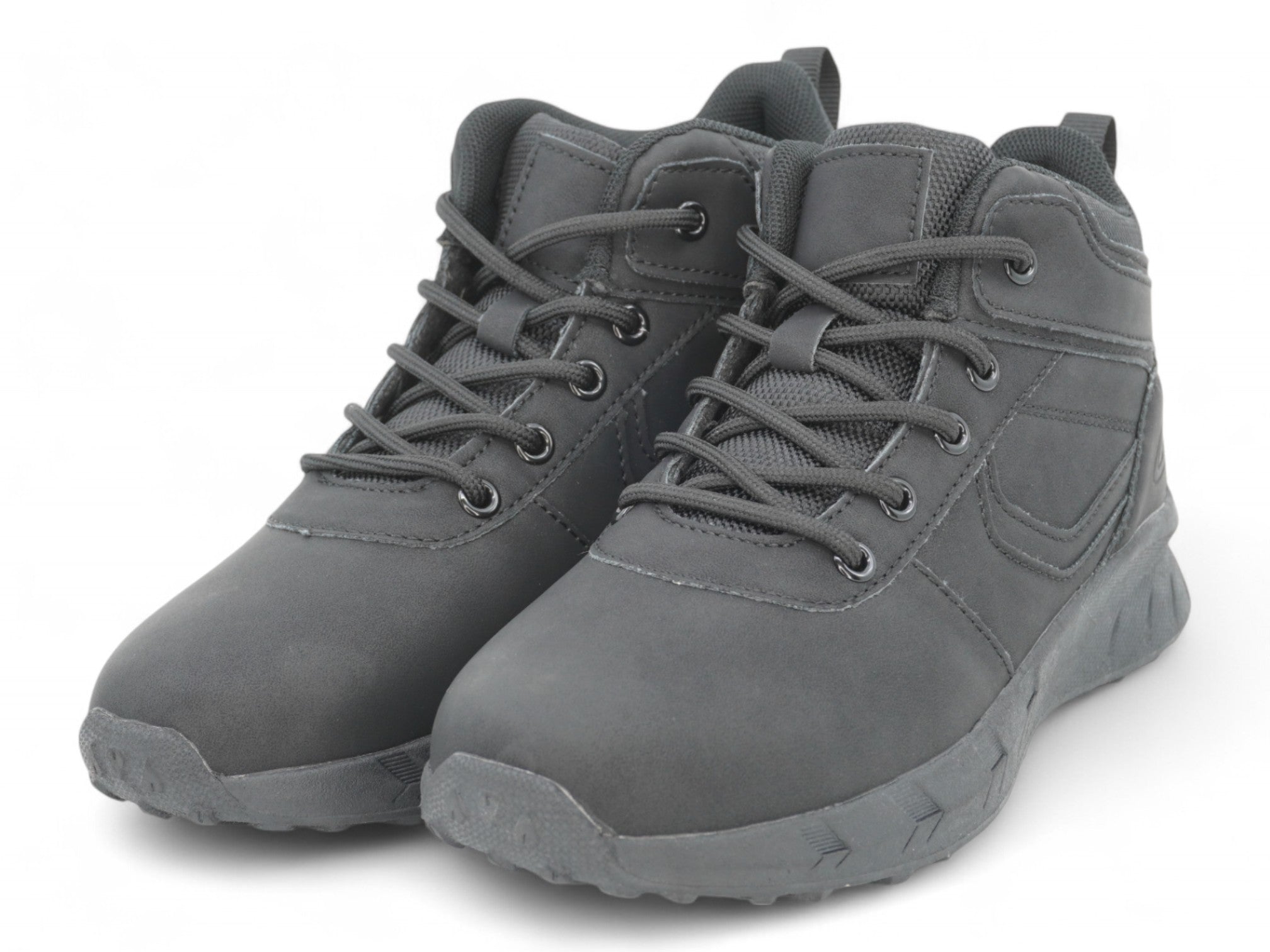 Boys' Black Lace Up Hiker Boot