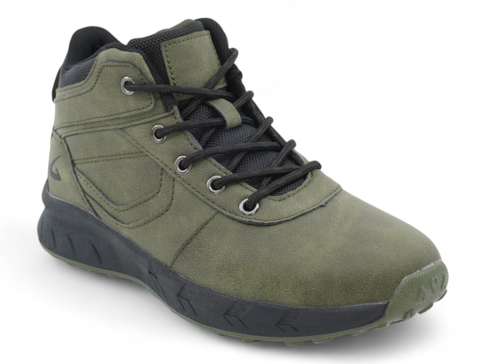 Boys' Green Lace Up Hiker Boot