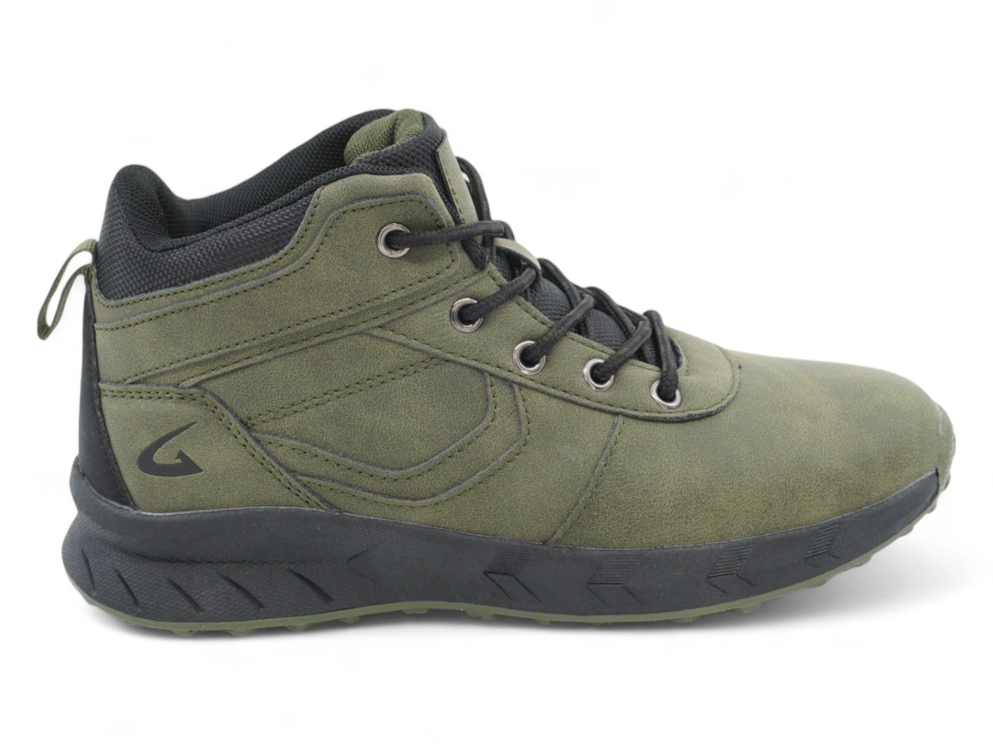 Boys' Green Lace Up Hiker Boot