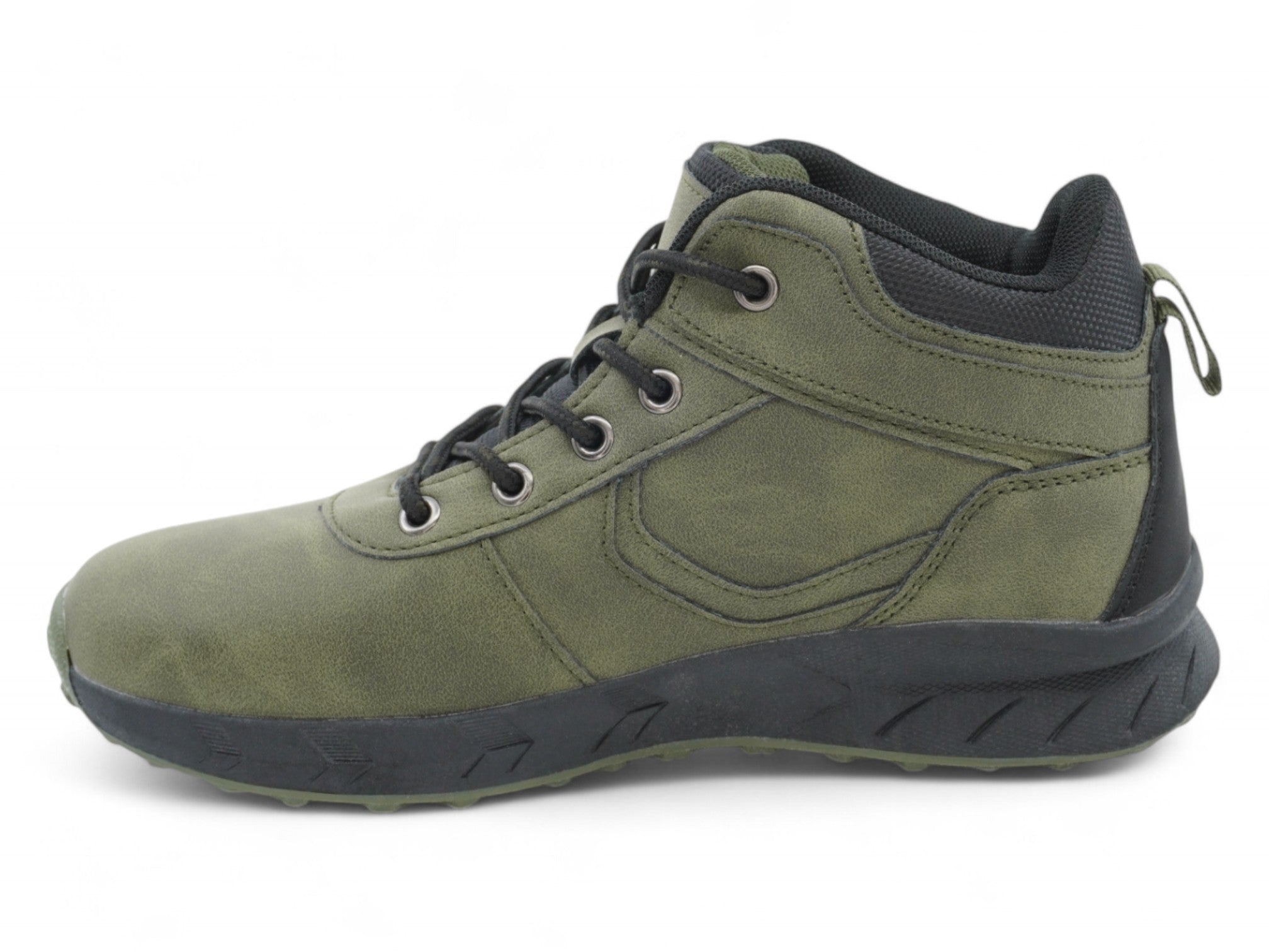 Boys' Green Lace Up Hiker Boot