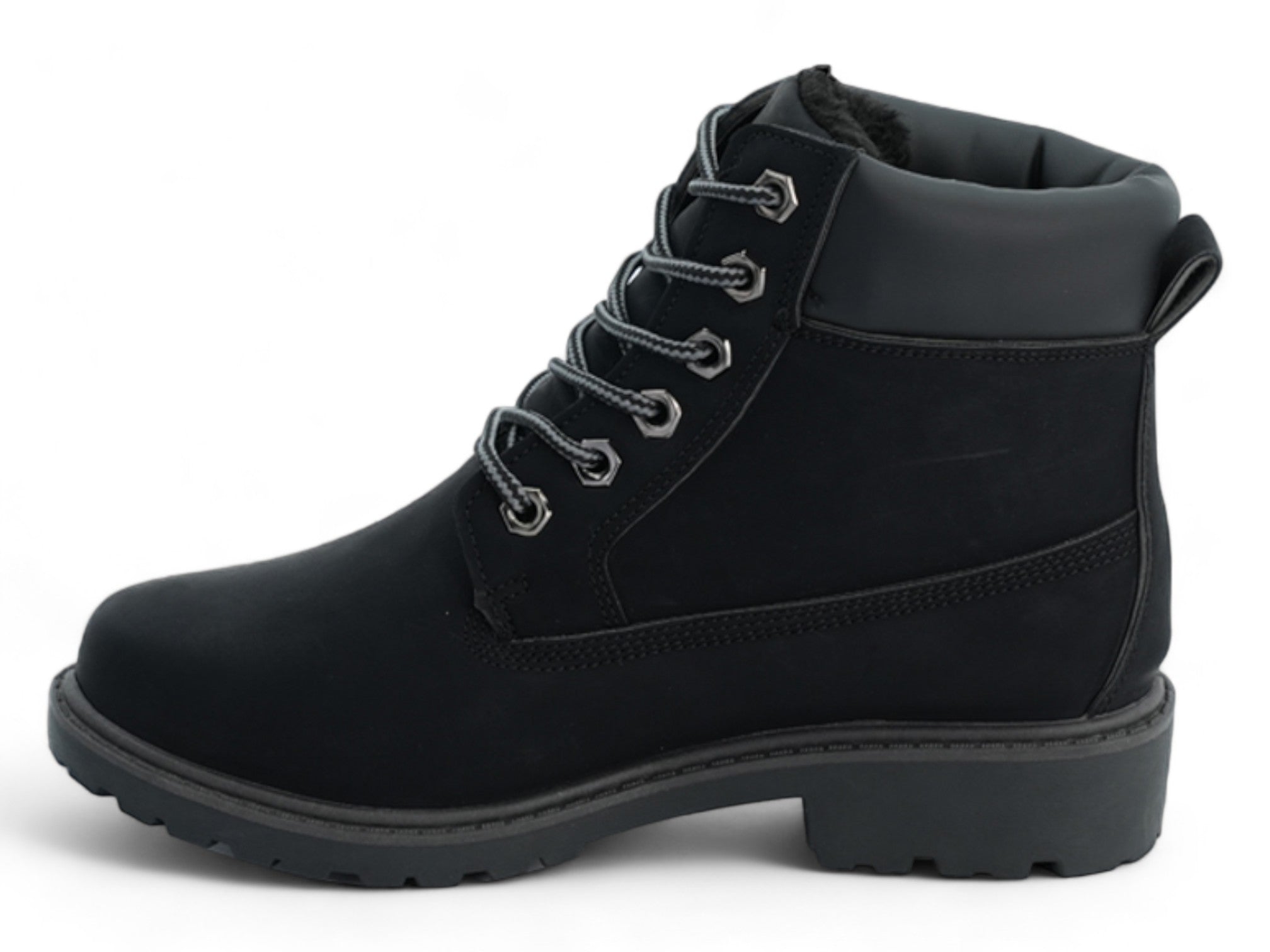 Boys' Black Fleece Lining Boots