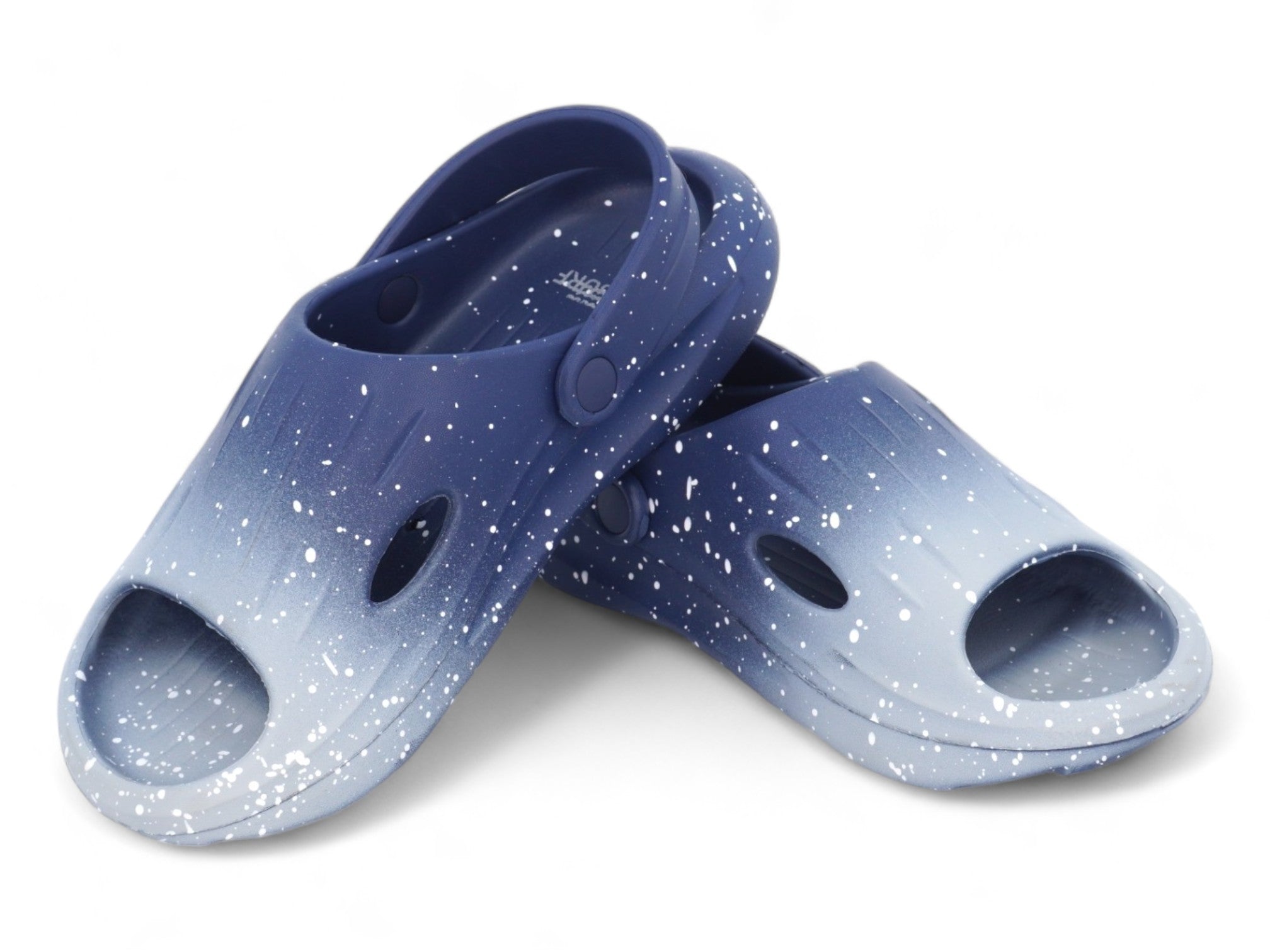 Boys' Blue & Gray Paint Slides