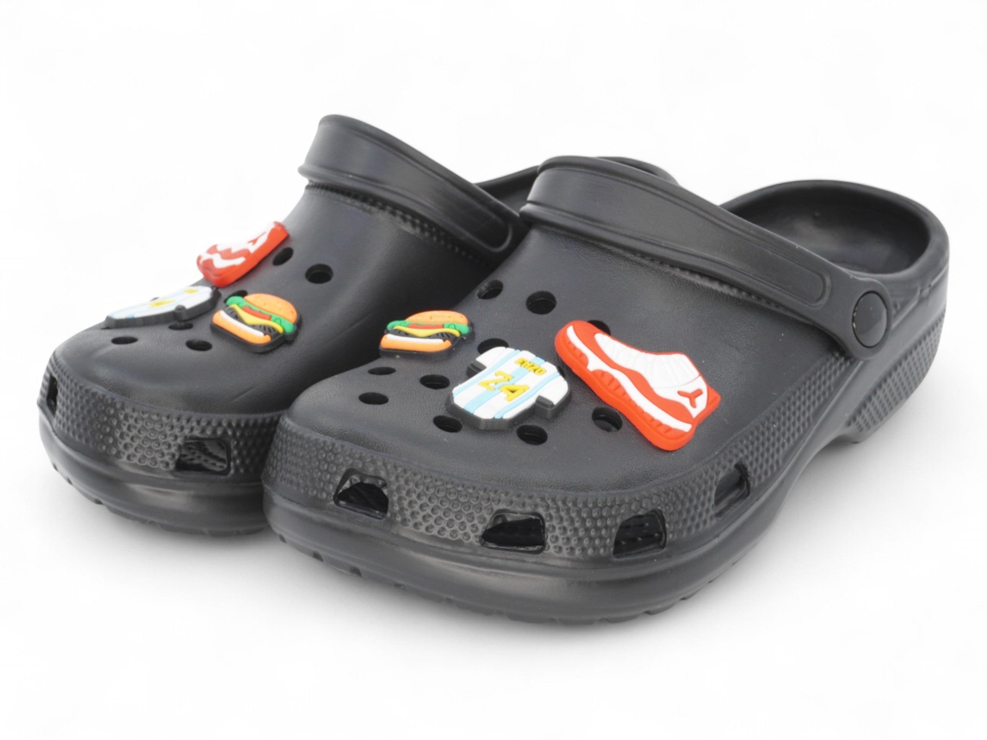 Boys' Soccer Game Charm Clog