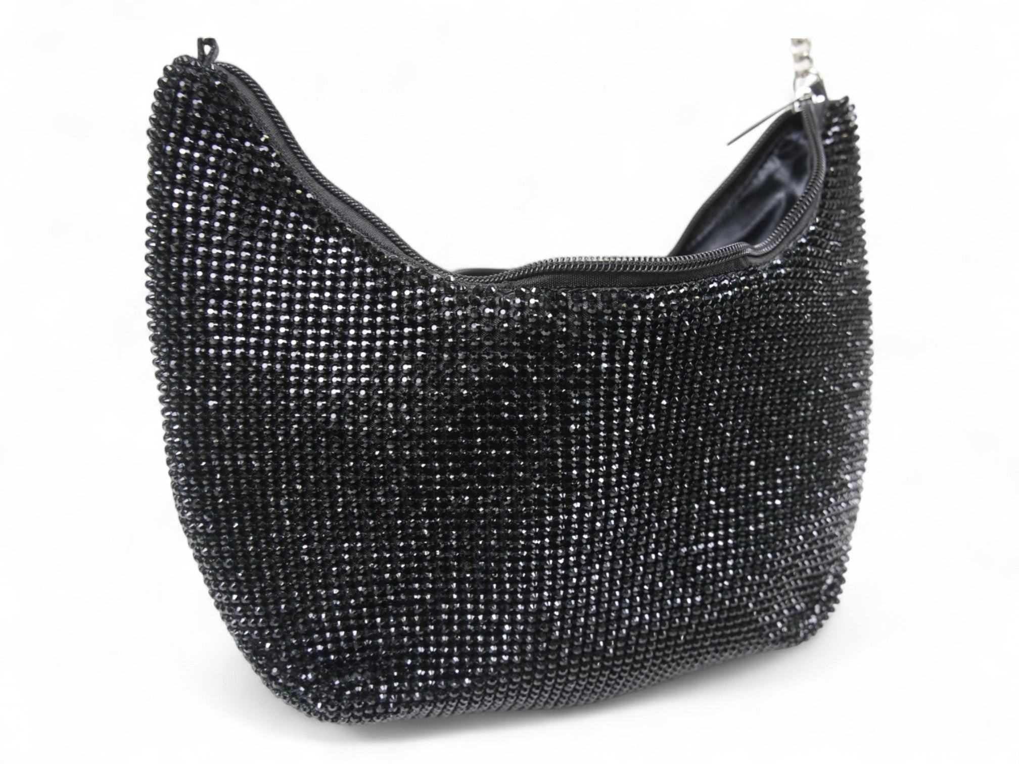 Black Stone Satchel Bag