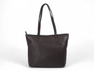 Brown carry all tote with wallet