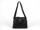 Black Satchel Double Handle