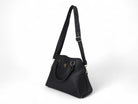 Black Satchel Double Handle