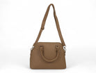 Taupe Satchel Double Handle