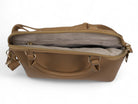 Taupe Satchel Double Handle