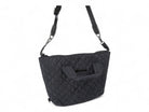 Black Quilted Tote Bag