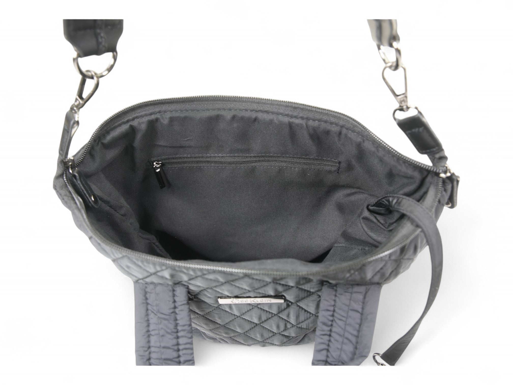 Black Quilted Tote Bag