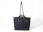 Daisy Fuentes Black Quilted Shoulder Bag