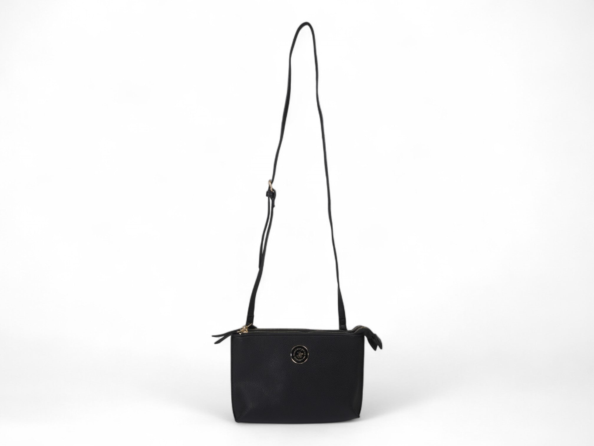 Black Triple Compartment Bag