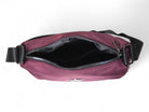 Burgundy Nylon Crossbody