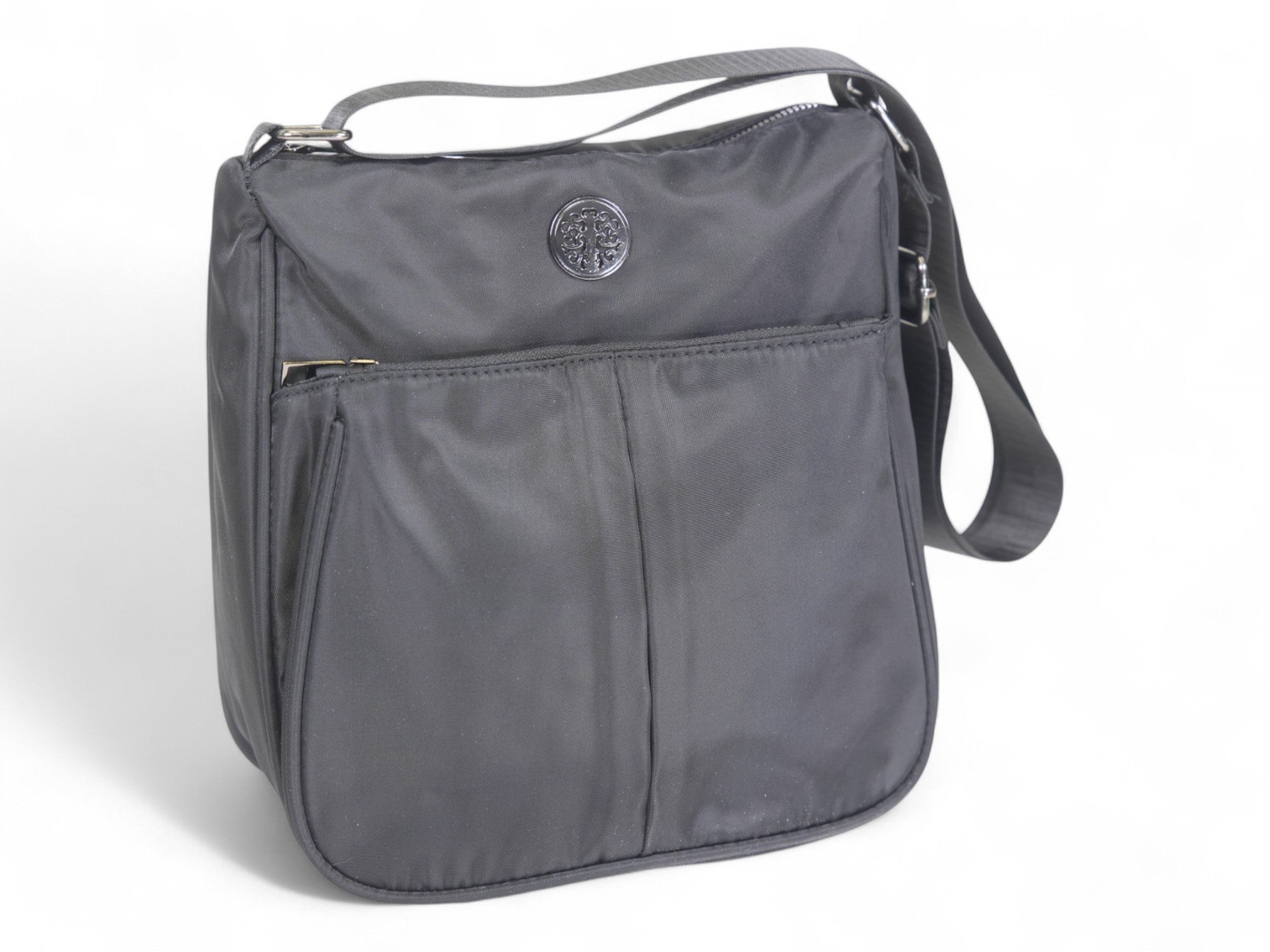 Black Nylon Crossbody