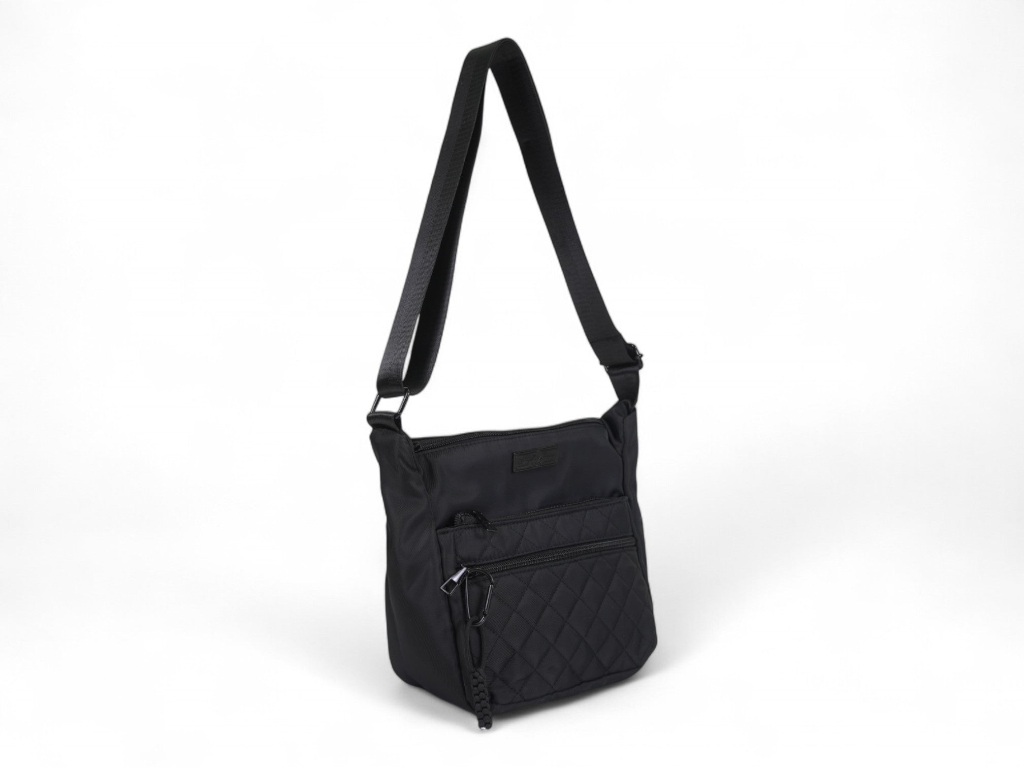 Black Nylon Crossbody Bag