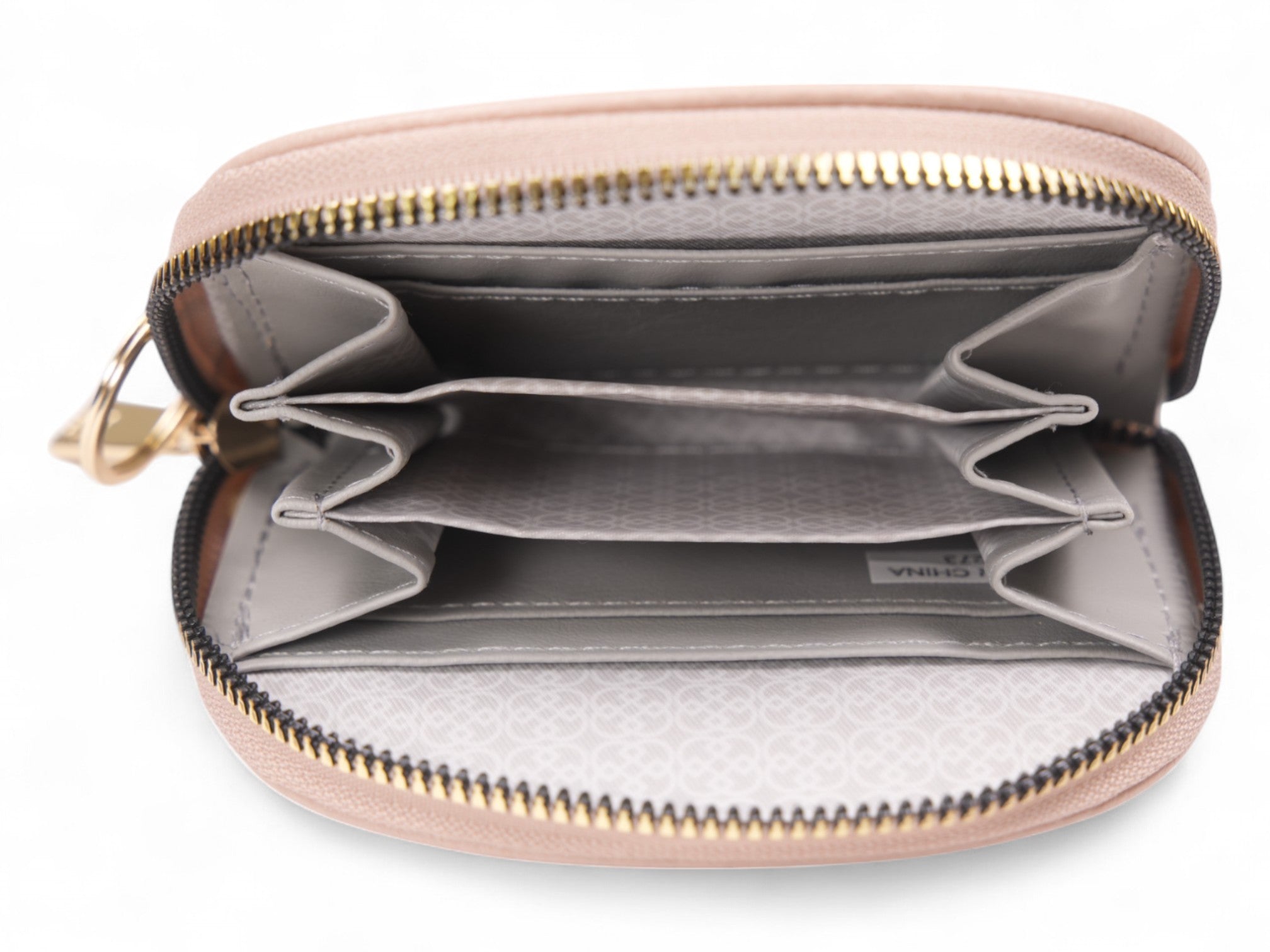 Daisy Fuentes Blush Curved Zip Wallet