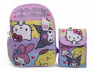 5 Piece Hello Kitty & Friends Backpack Set