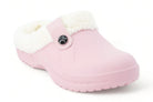 Women's Pink Fleece Lined Slide Slipper