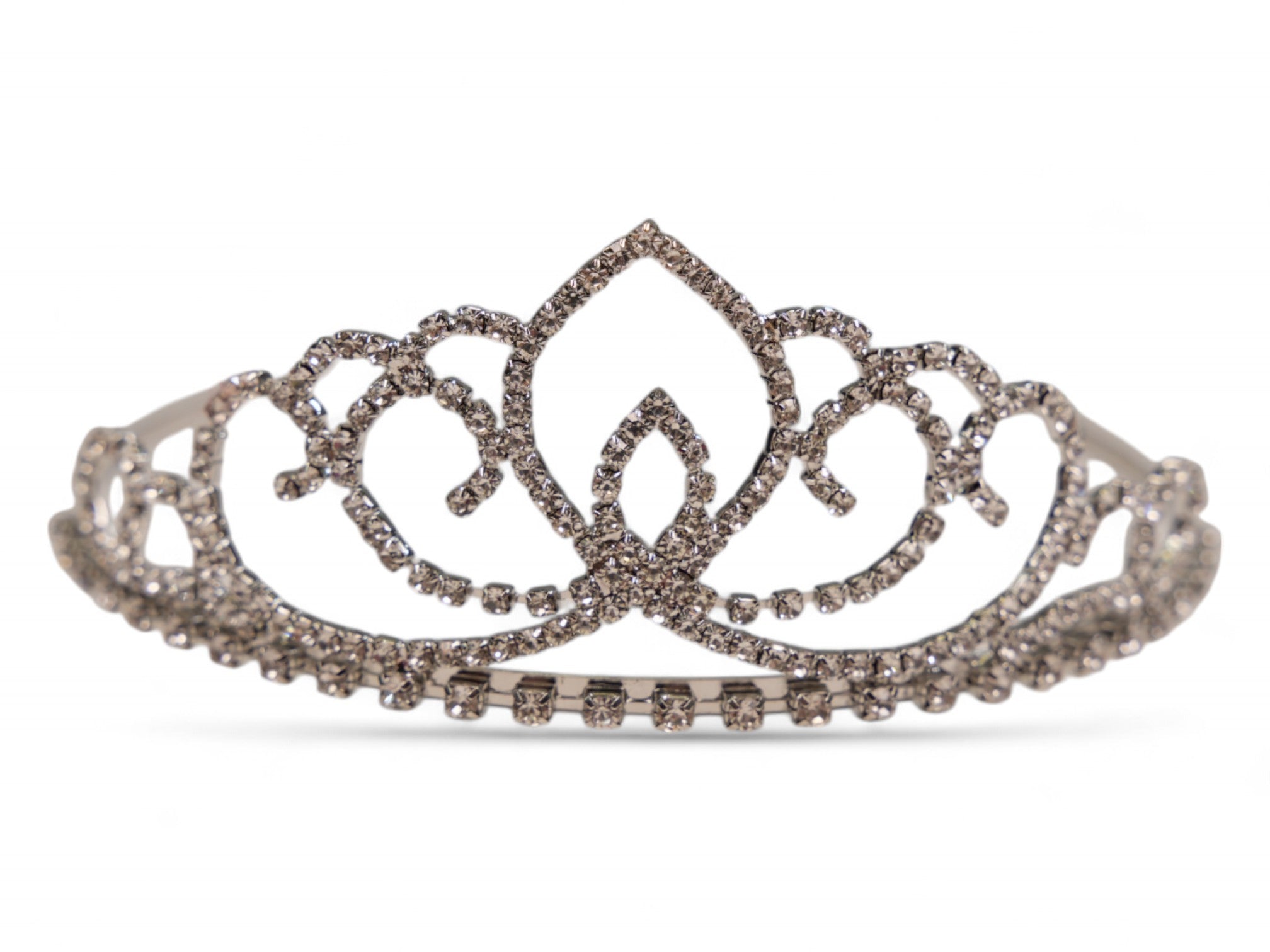 Silver Rhinestone Tiara
