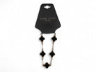 Black & Gold Clover Bracelet