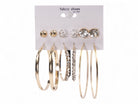 Gold Earring Set 6 Pack