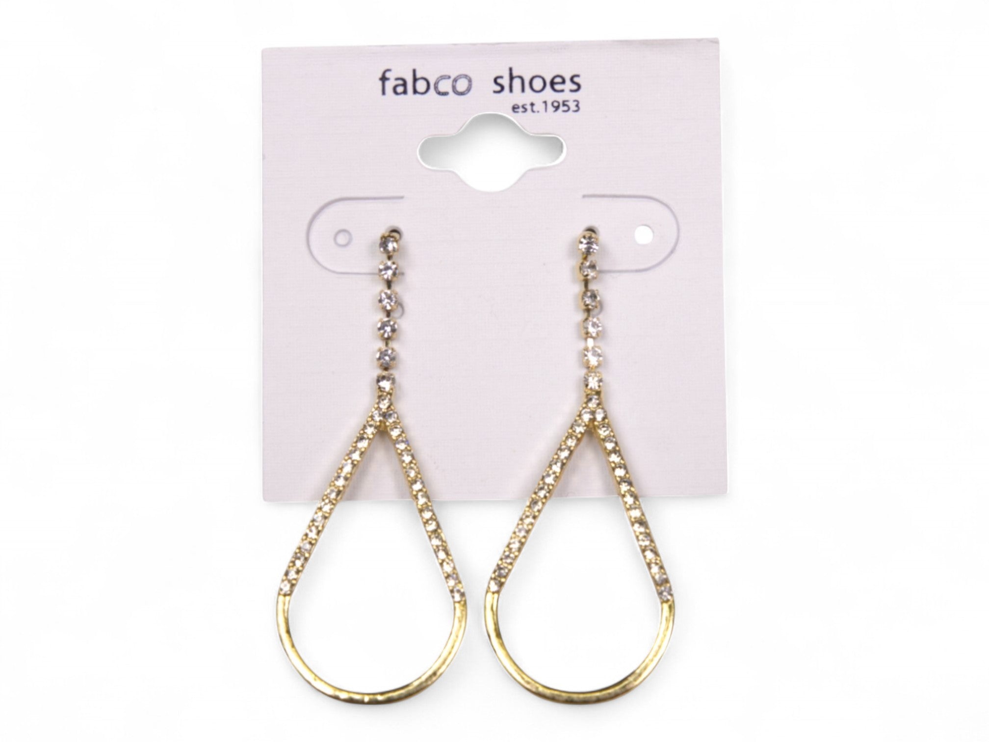 Gold teardrop earrings